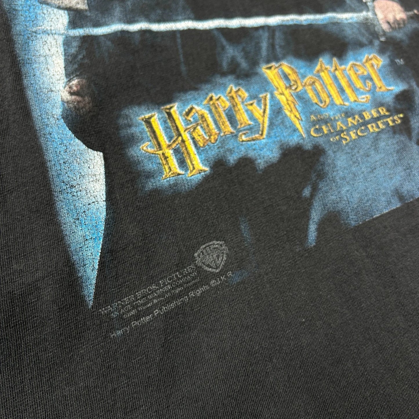 VINTAGE 2002 | Harry Potter & The Chamber Of Secrets Movie Promo T-Shirt sz XL