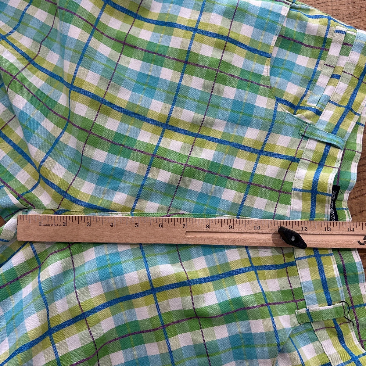 VINTAGE | Beyond The Limit Plaid Baggy Fit Y2K Shorts sz W36