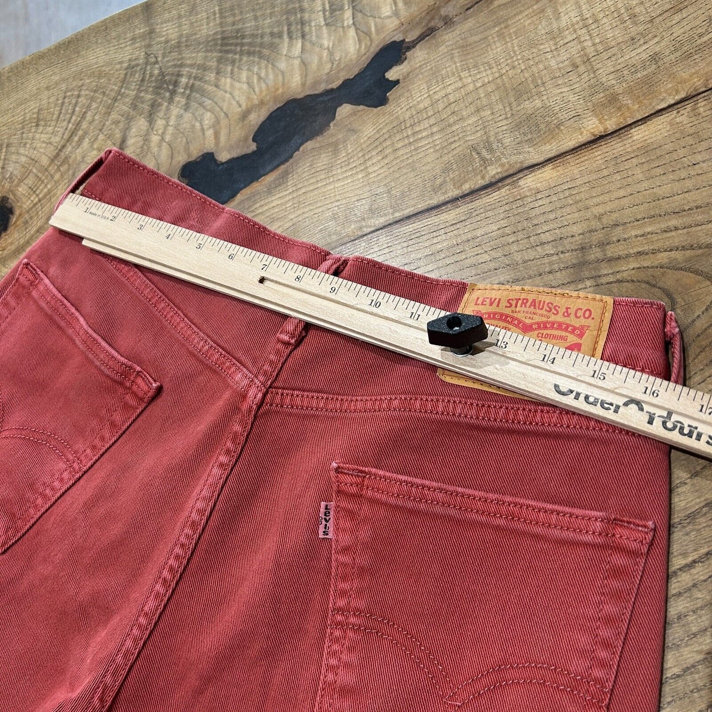 VINTAGE | LEVIS 514 Over Dyed Pink Jeans Pants sz W32 L30