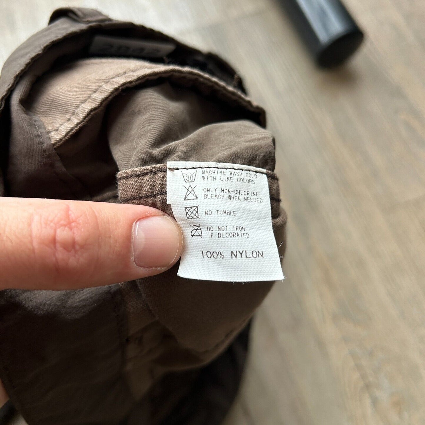 VINTAGE | GoodEnough Brown Nylon Cargo Pants sz L W34