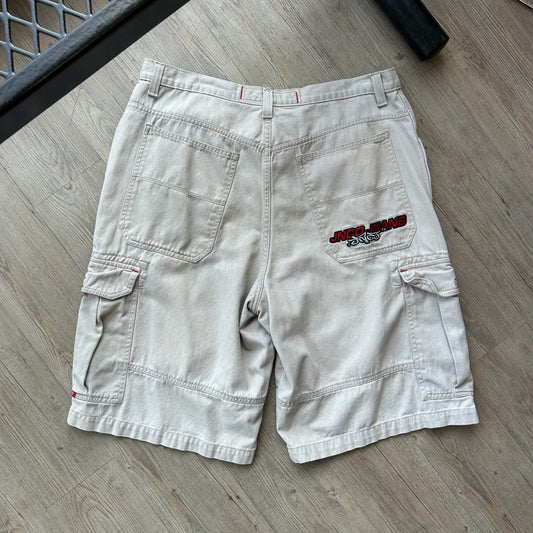 VINTAGE 90s Y2K | Jnco Jeans Baggy Cargo Shorts sz W38