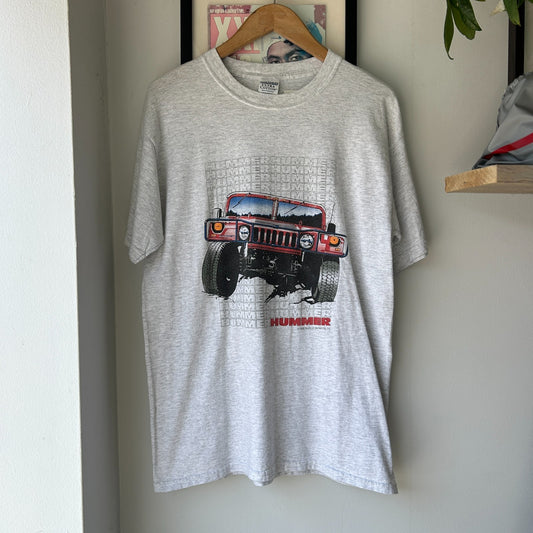 VINTAGE Y2K | Hummer Big Truck Illustration T-shirt sz M