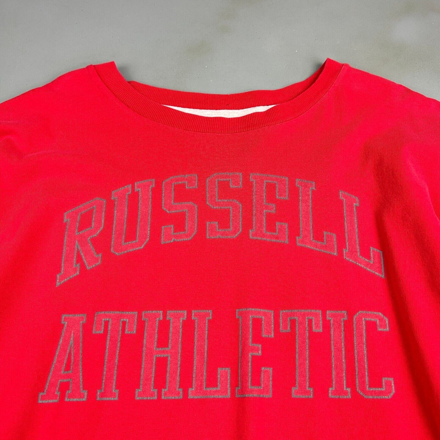 VINTAGE 90s | Russell Athletic Reverse Heavyweight T-Shirt sz XL Men Adult