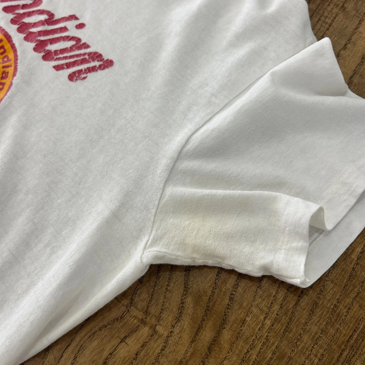 VINTAGE 1970s | Old INDIAN Motorcycles Never Die Logo T-Shirt sz S