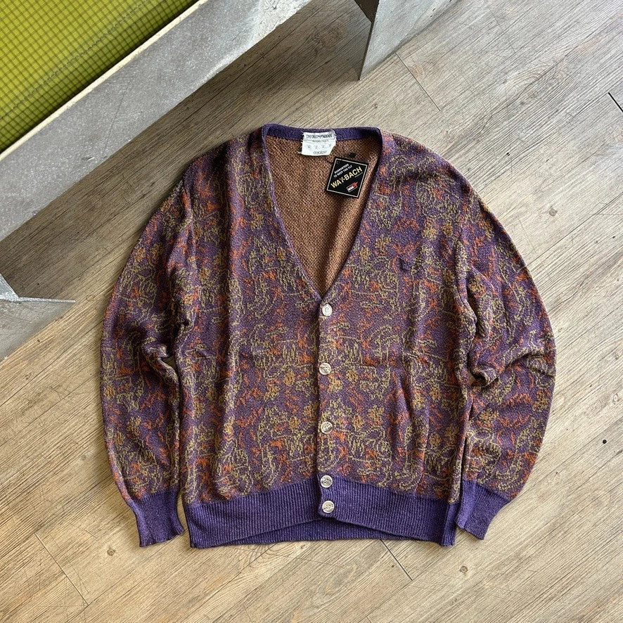 Emporio ARMANI 1990s | Vintage Cardigan Knit Sweater sz M/L