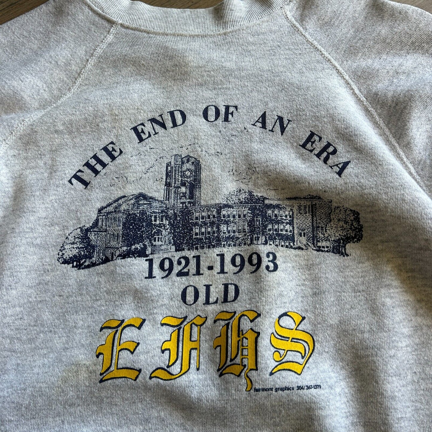 VINTAGE 90s | The End Of A Era Crew Sweater sz M