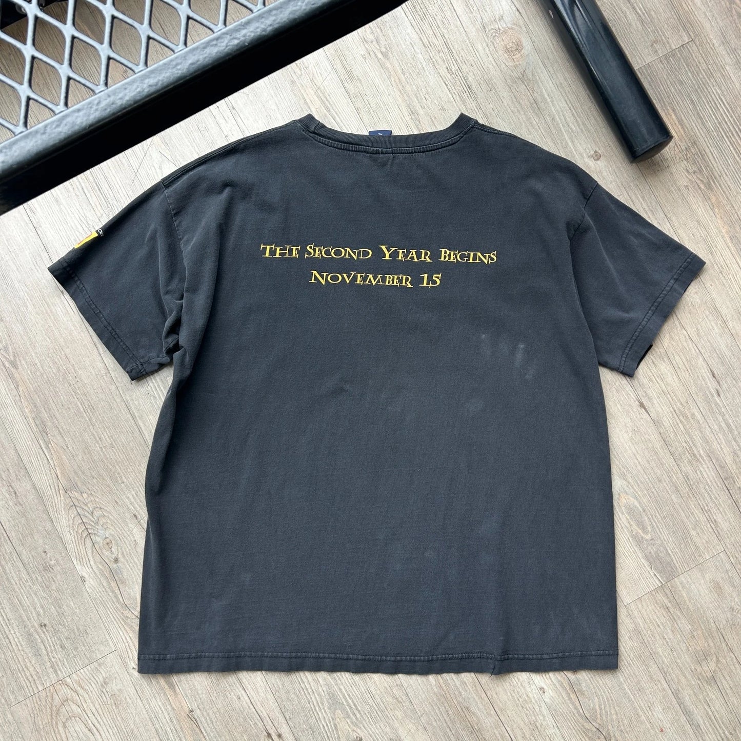 VINTAGE 2002 | Harry Potter & The Chamber Of Secrets Movie Promo T-Shirt sz XL