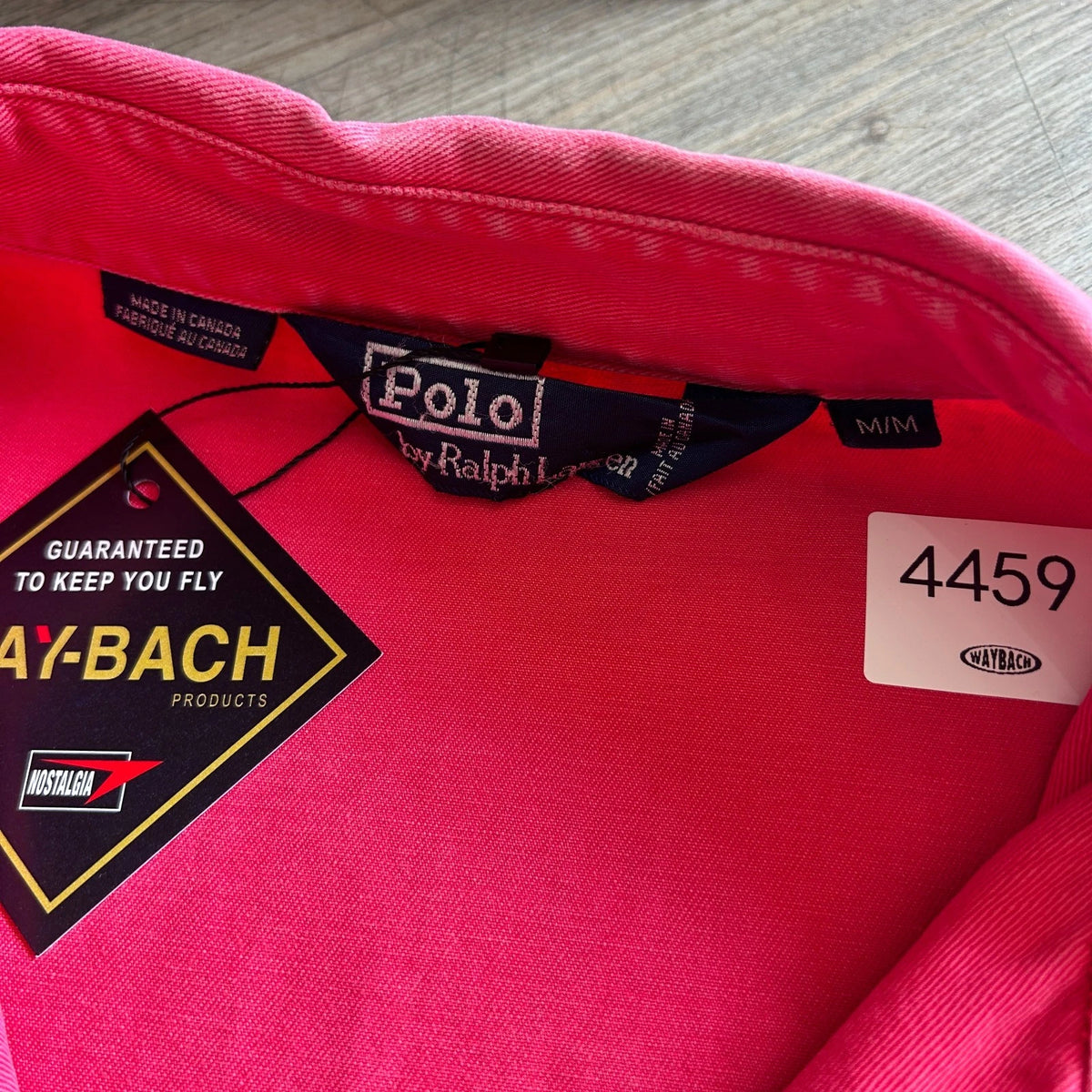 1990s | Polo by Ralph Lauren Sun Faded Pink Vintage Harrington Jacket sz M