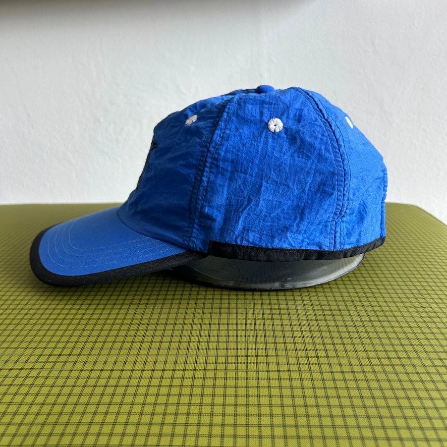 VINTAGE | DKNY Tech Usa Reflective Logo Nylon Cap Hat sz OS