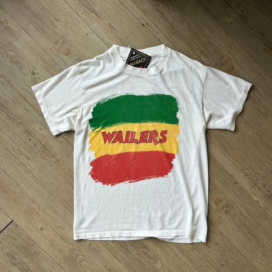 VINTAGE 1988 | Wailers Identity International Tour Paper Thin T-Shirt sz L