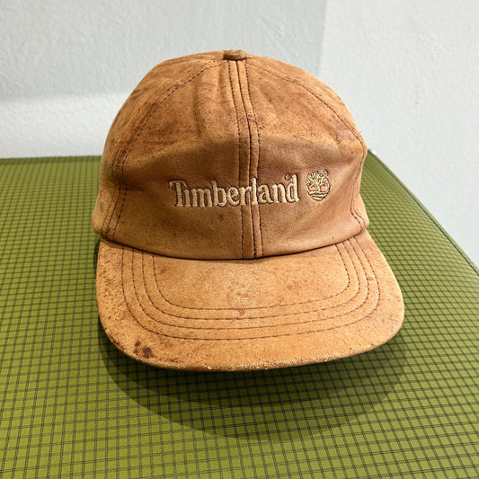 TIMBERLAND | Leather Gore-Tex Vintage Strap Back Hat sz OS