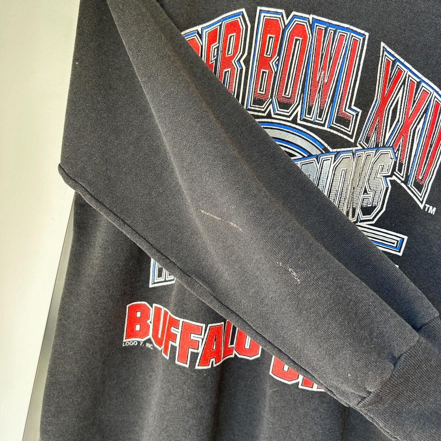 VINTAGE 1990 | Buffalo Bills NFL Super Bowl XXV Sweater sz S Adult