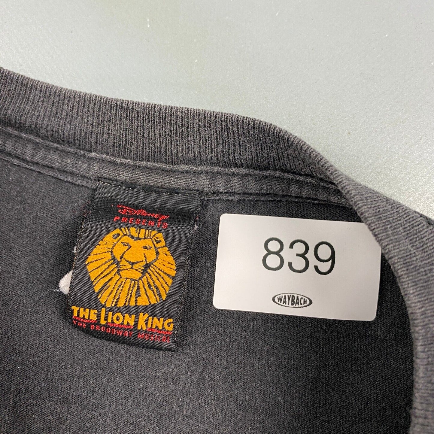 Vintage 90s Disney The Lion King Toronto Black T-Shirt sz Medium Men Adult
