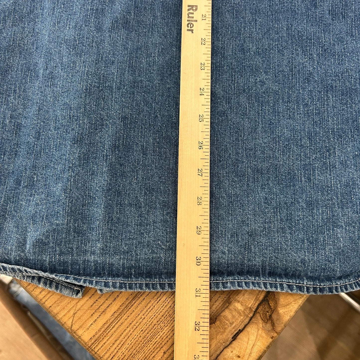 VINTAGE | Canon River Blues Denim Full Zip Shirt sz L