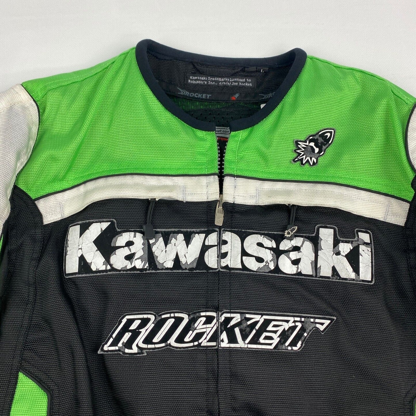 VINTAGE Kawasaki Joe Rocket Moto Racing Biker Jacket sz Large Men