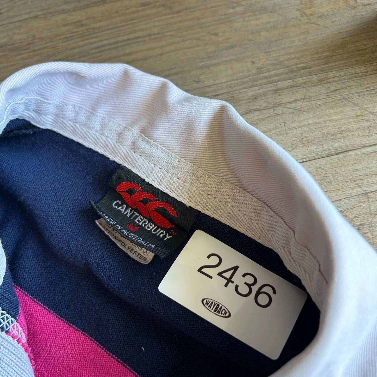 VINTAGE 90s | Canterbury Striped Rugby Polo Shirt sz M