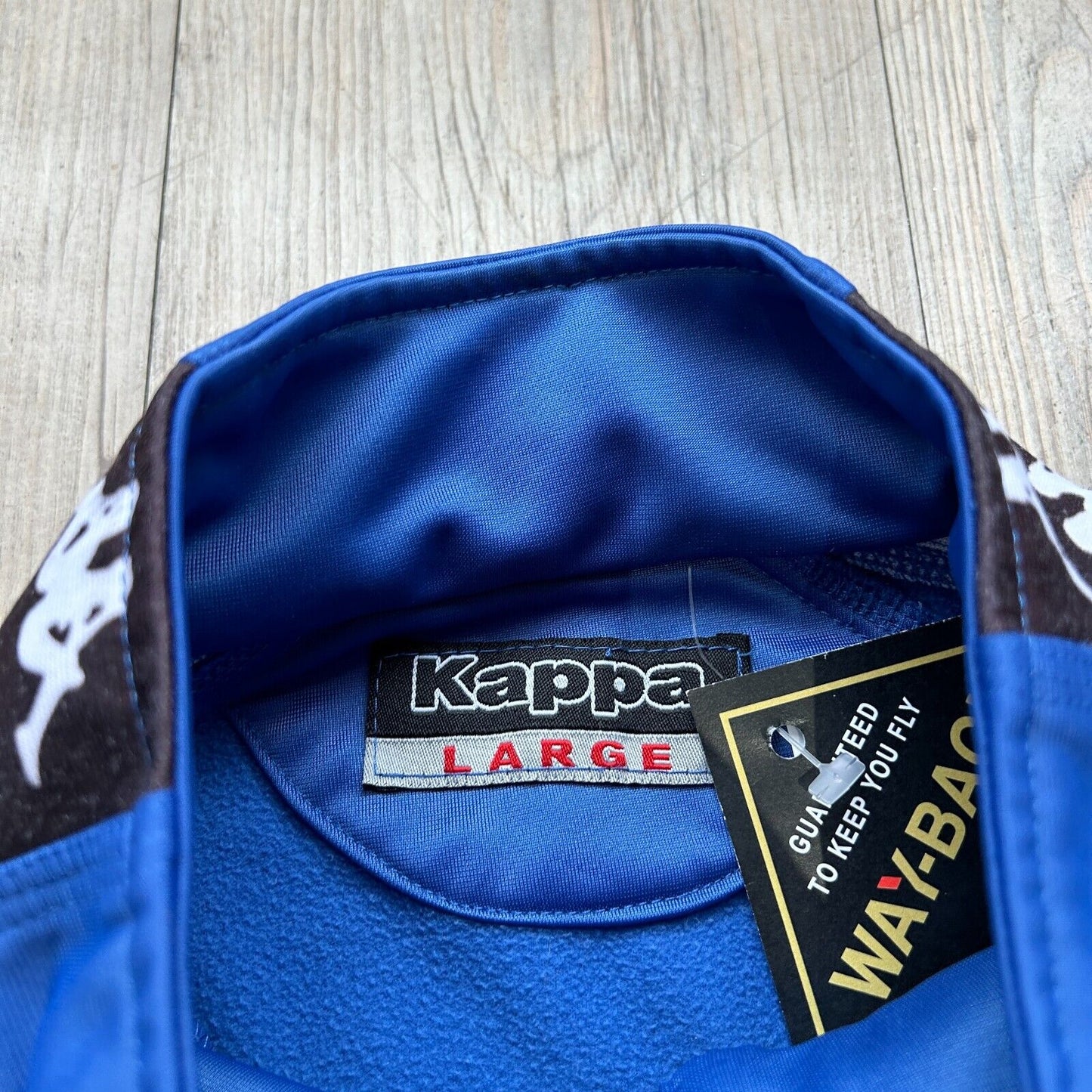 VINTAGE Y2K | KAPPA Blue Full Zip Track Jacket sz M/L Adult