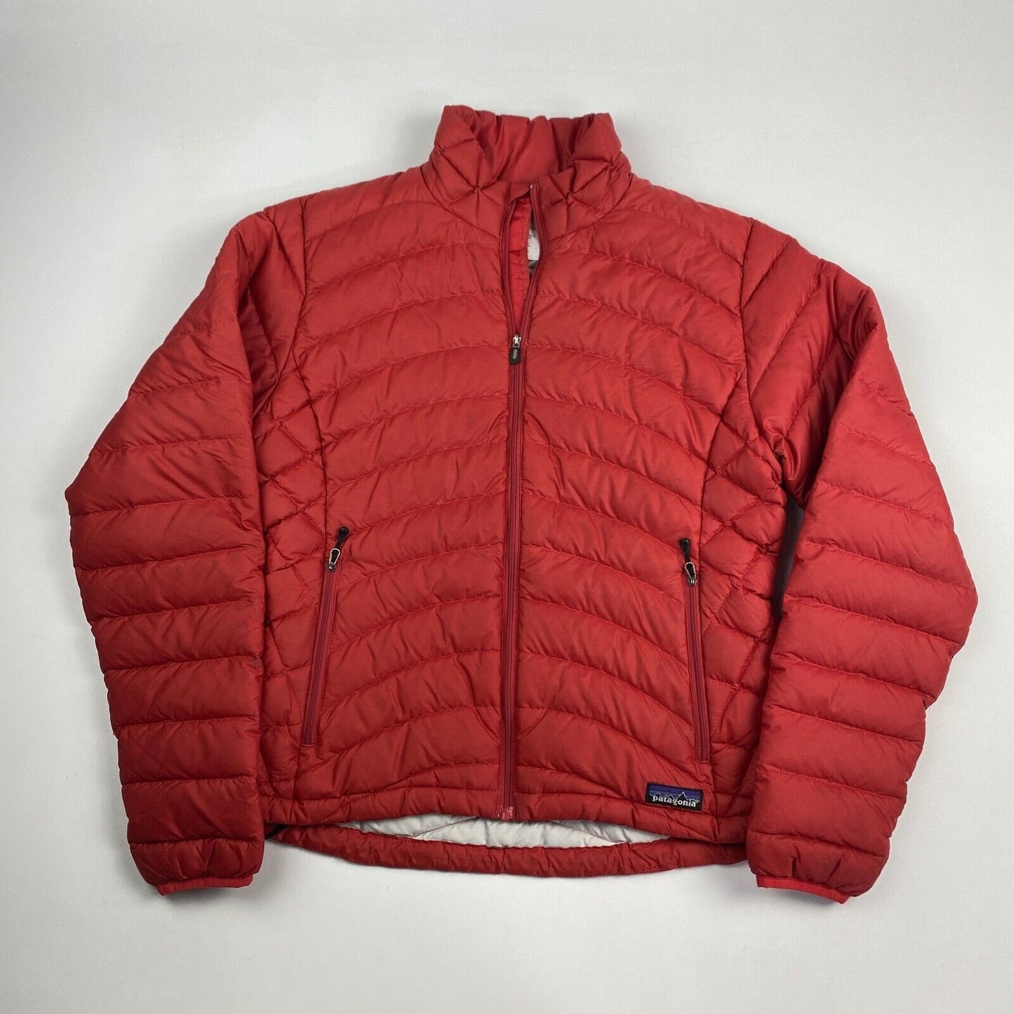 VINTAGE Patagonia Red Puffer Down Insulated Jacket sz Medium Womens