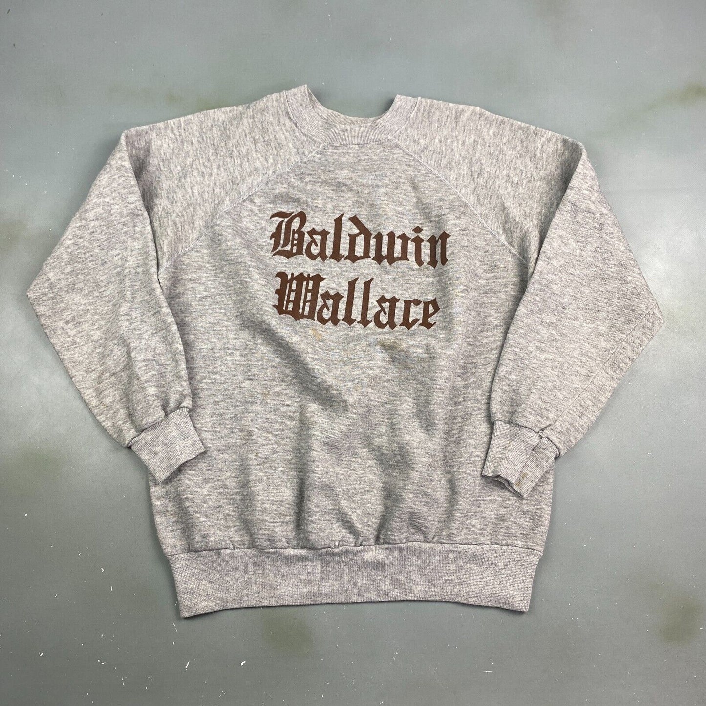 VINTAGE 80s Baldwin Wallace Collegiate Crewneck Sweater sz Medium Men
