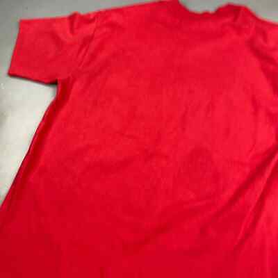 VINTAGE 90s Paramount Communications Company Red T-Shirt sz Large Adult