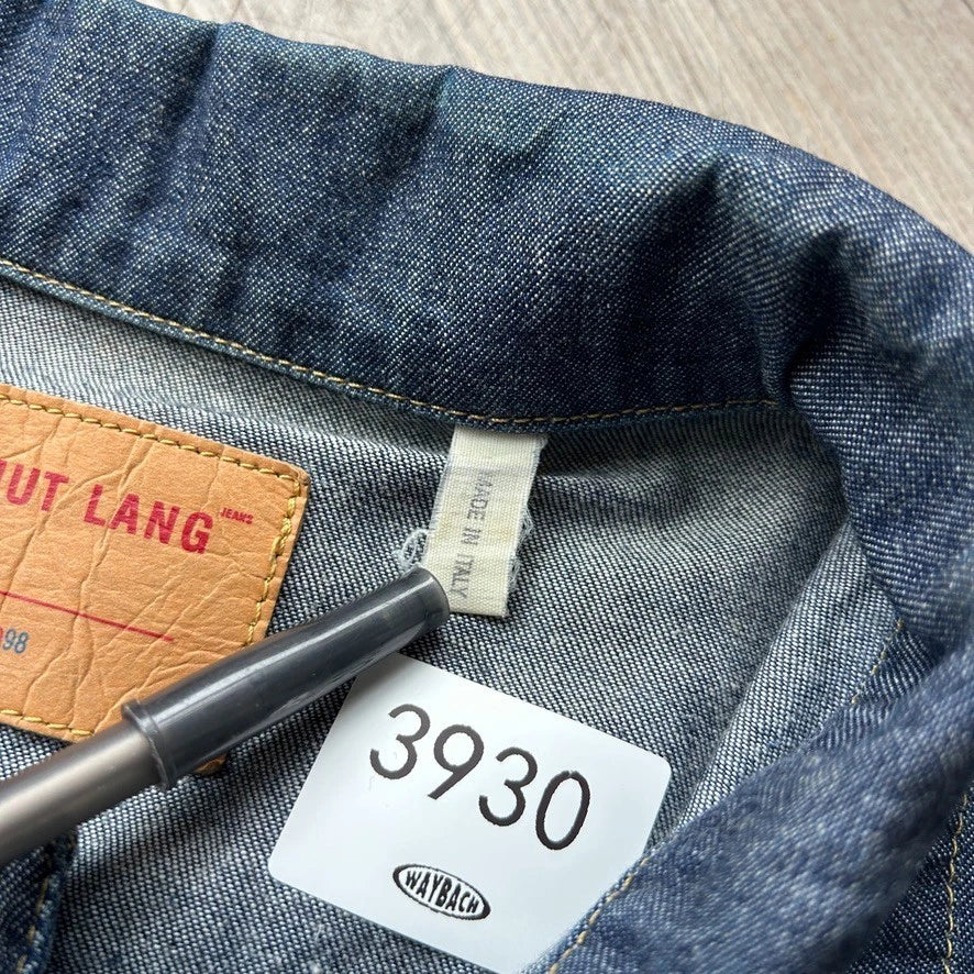 VINTAGE 90s | Helmut Lang Denim Trucker Jean Jacket sz 38 S