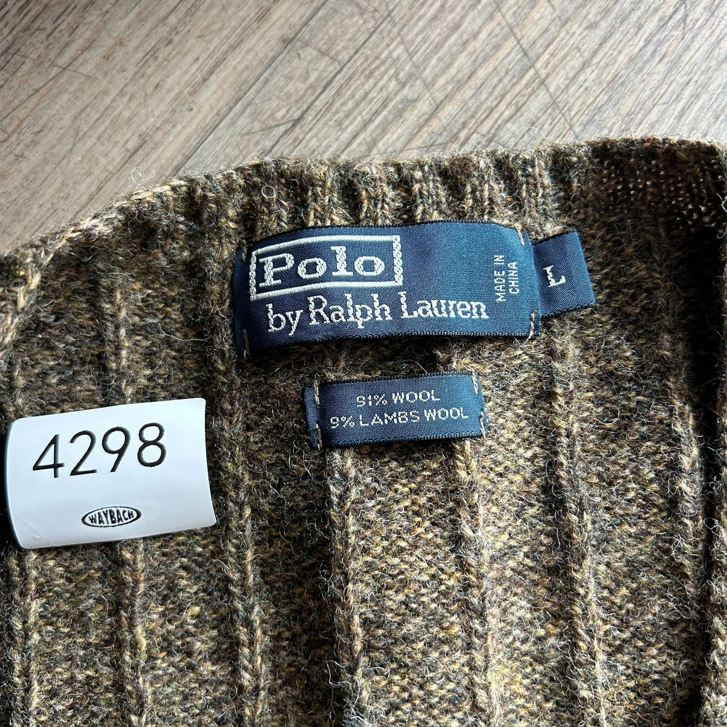 VINTAGE | POLO Ralph Lauren Argyle Wool Sweater Vest sz L