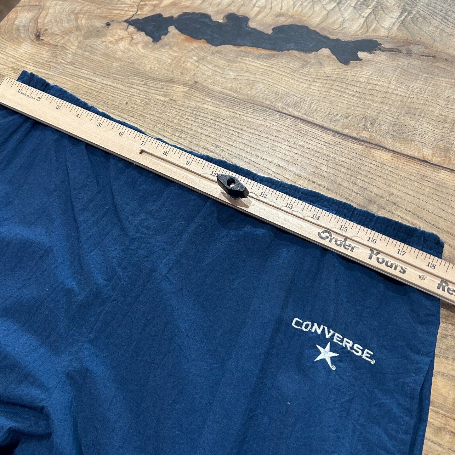 VINTAGE 80s | Converse Sm Logo Nylon Track Pants sz M