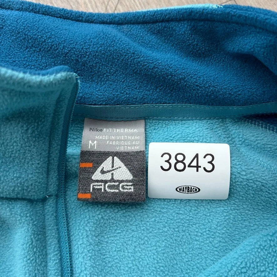 VINTAGE | Nike ACG Two Tone Blue 1/4 Zip Fleece Sweater sz S/M