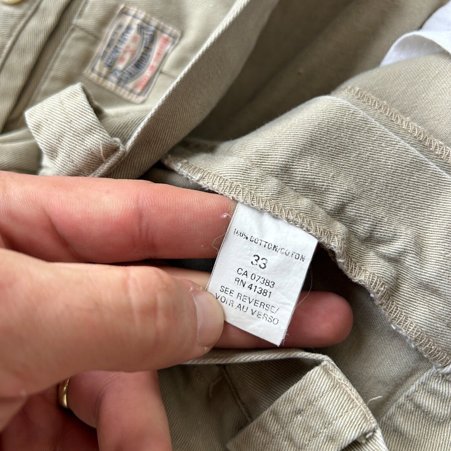 VINTAGE | Ralph Lauren Polo Country Twill Baggy Pants sz W33 L30