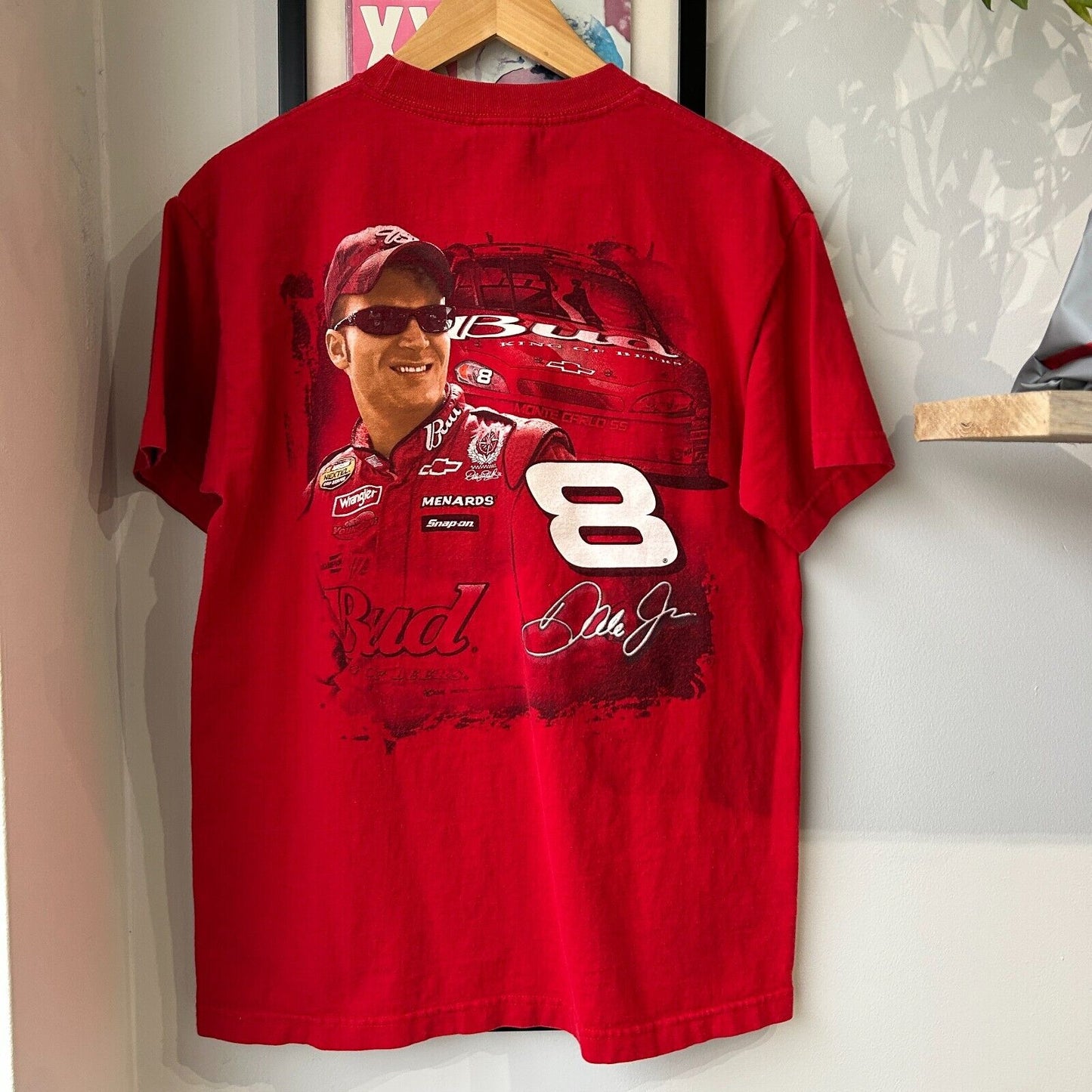 VINTAGE | Dale Earnhardt Budweiser Racing Chase Authentics T-Shirt sz M