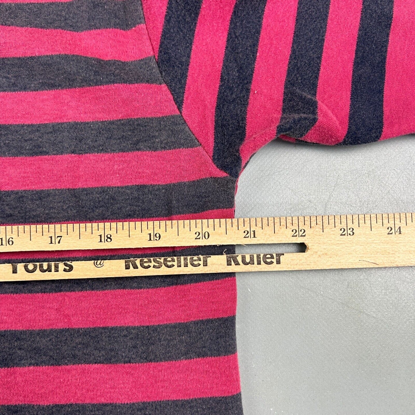 VINTAGE 90s On Stage Striped Polo Shirt sz M - L Adult