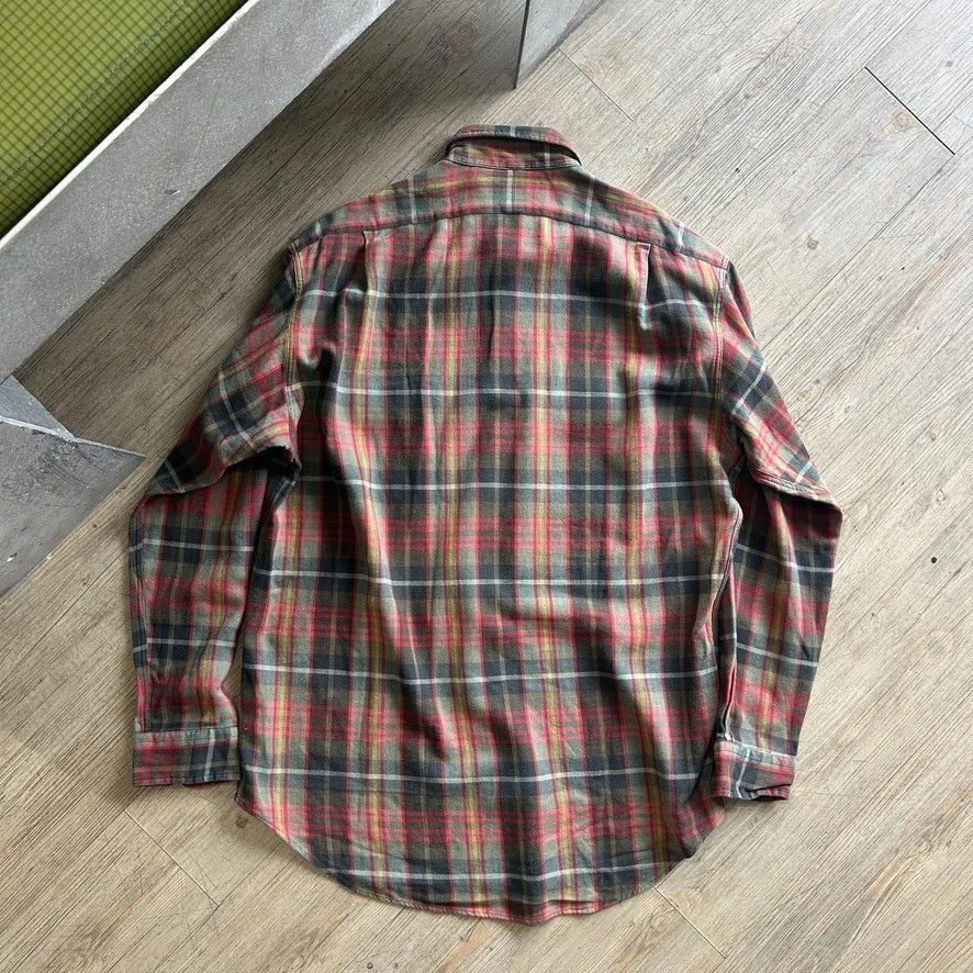 1990s POLO by Ralph Lauren | Vintage Cascade Flannel Button Down Shirt sz L/XL
