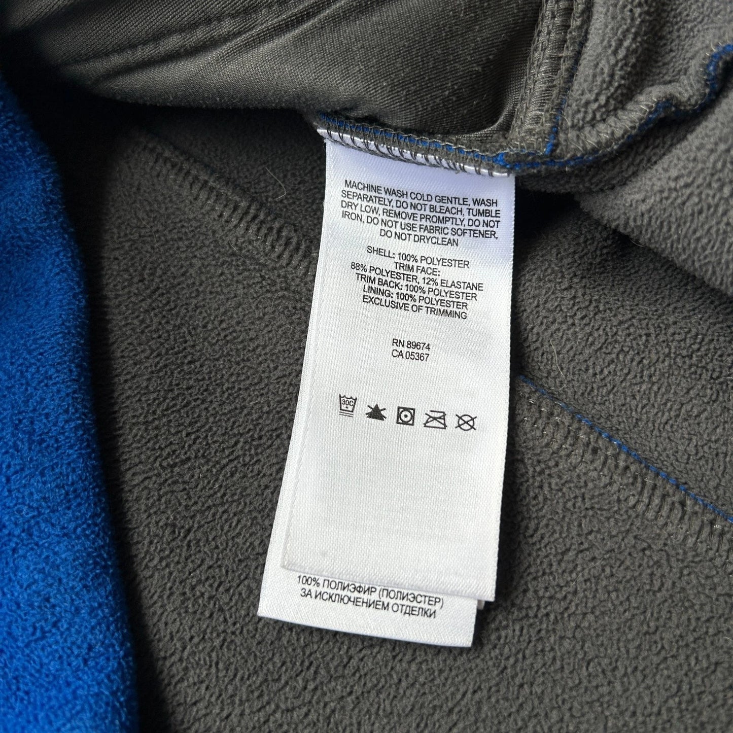 VINTAGE | Mountain HardWear Two Tone Fleece Mid Layer Jacket sz XL
