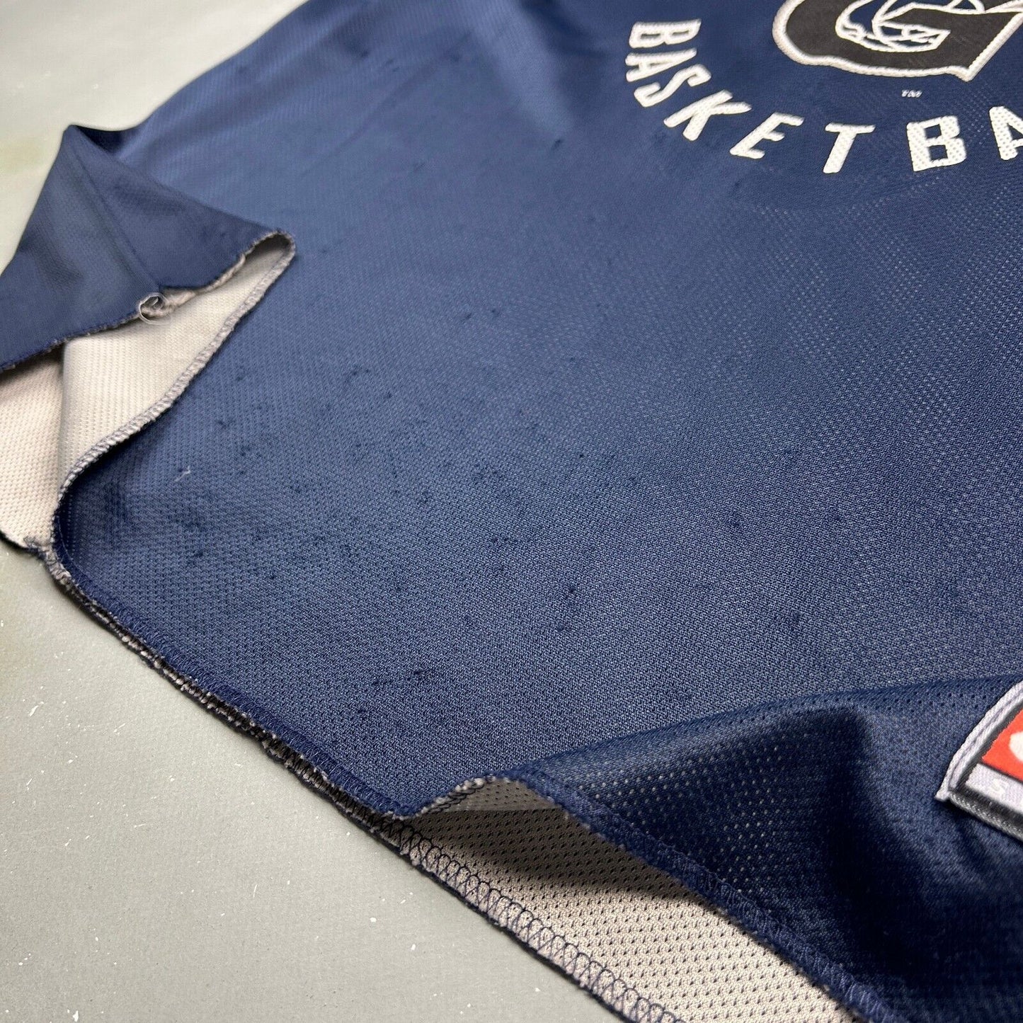 VINTAGE 90s Georgetown Hoyas NIKE Basketball Reverse Pinnie Jersey sz XL Adult