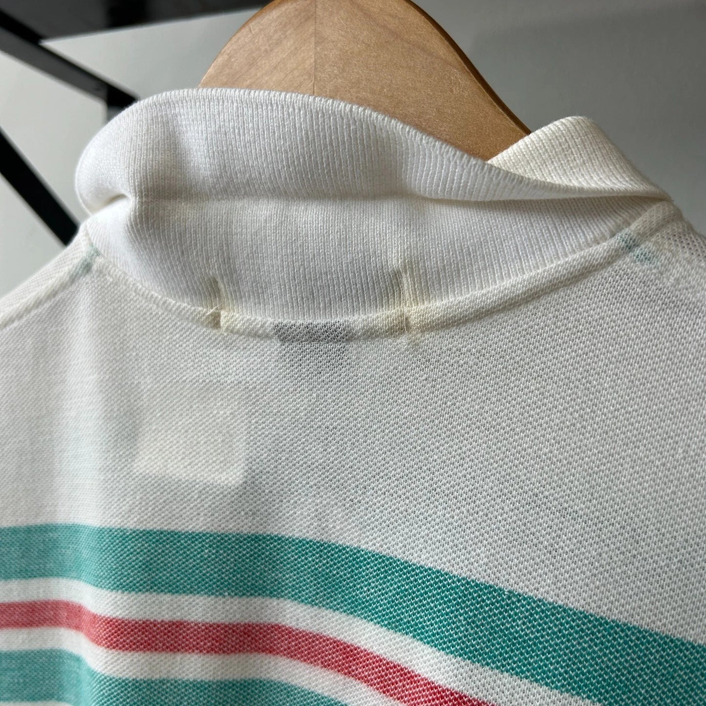 VINTAGE 90s | Ralph Lauren Sm Pony Candy Striped Polo Shirt sz XL