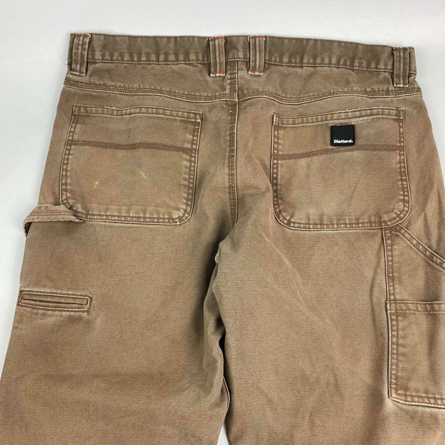 VINTAGE Die Hard Brown Carpenter Workwear Loose Fit Pants sz W40 L30 Mens