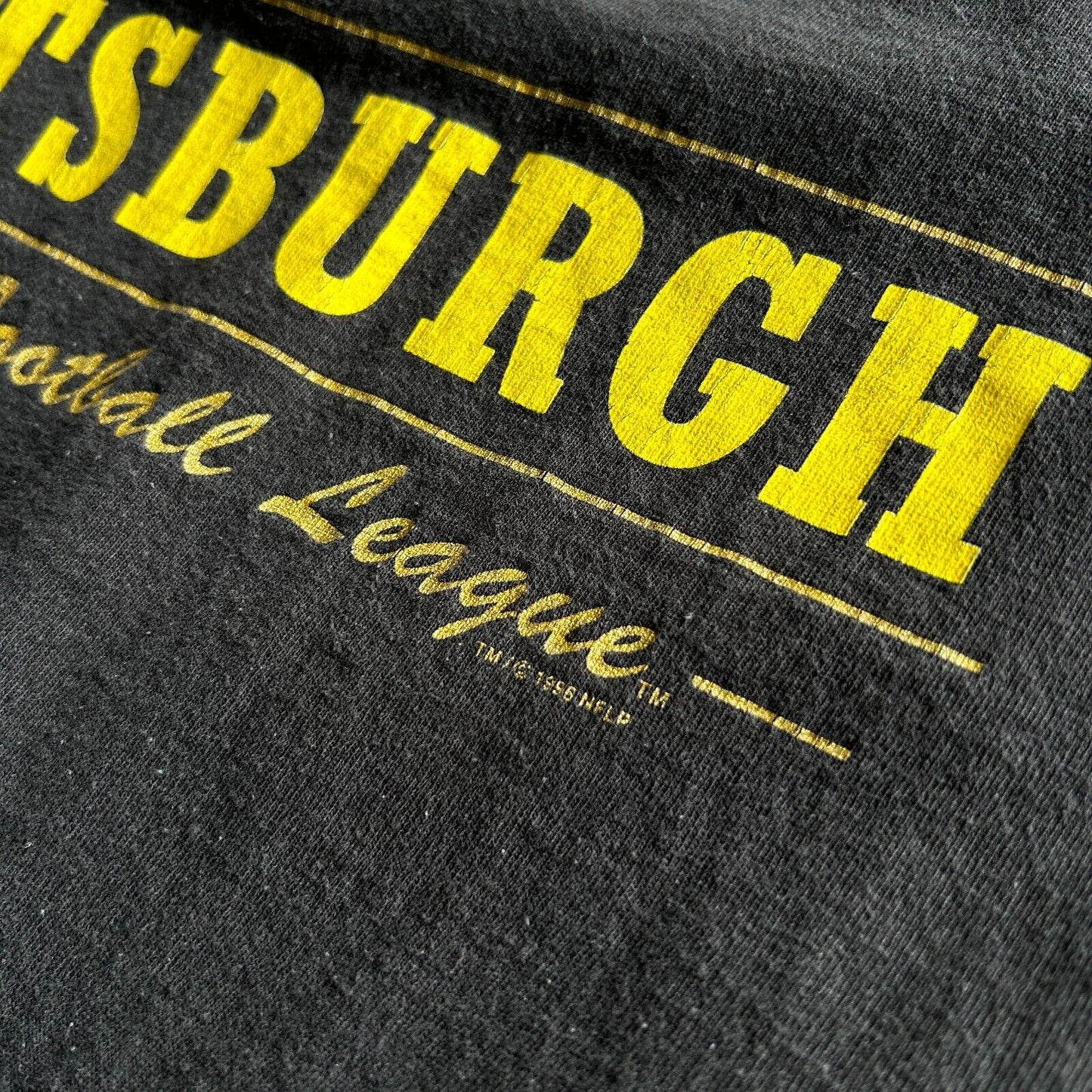 VINTAGE 90s | Pittsburgh Steelers Big Logo NFL Football T-Shirt sz XL