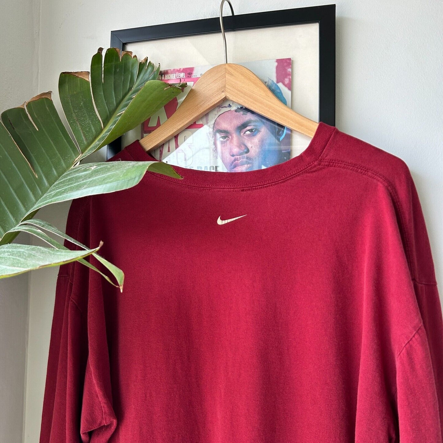 VINTAGE | Nike Center Swoosh Long Sleeve T-Shirt sz L