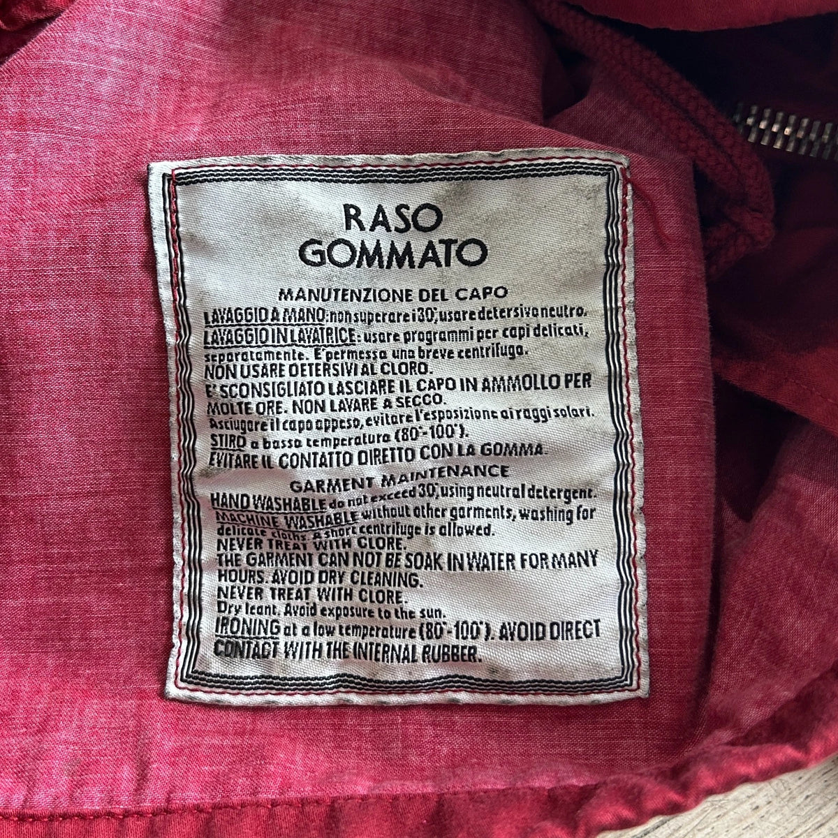 90s STONE ISLAND | Raso Gommato Light Jacket sz M