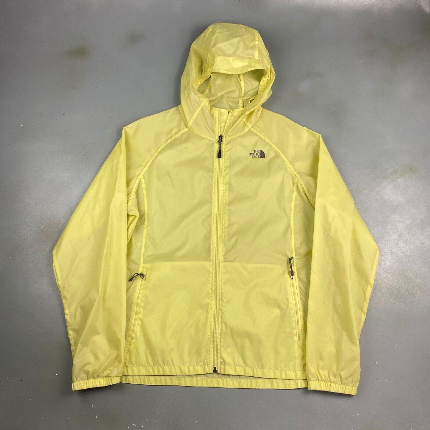 VINTAGE The North Face Thin Yellow Shell Windbreaker Jacket sz XL Adult