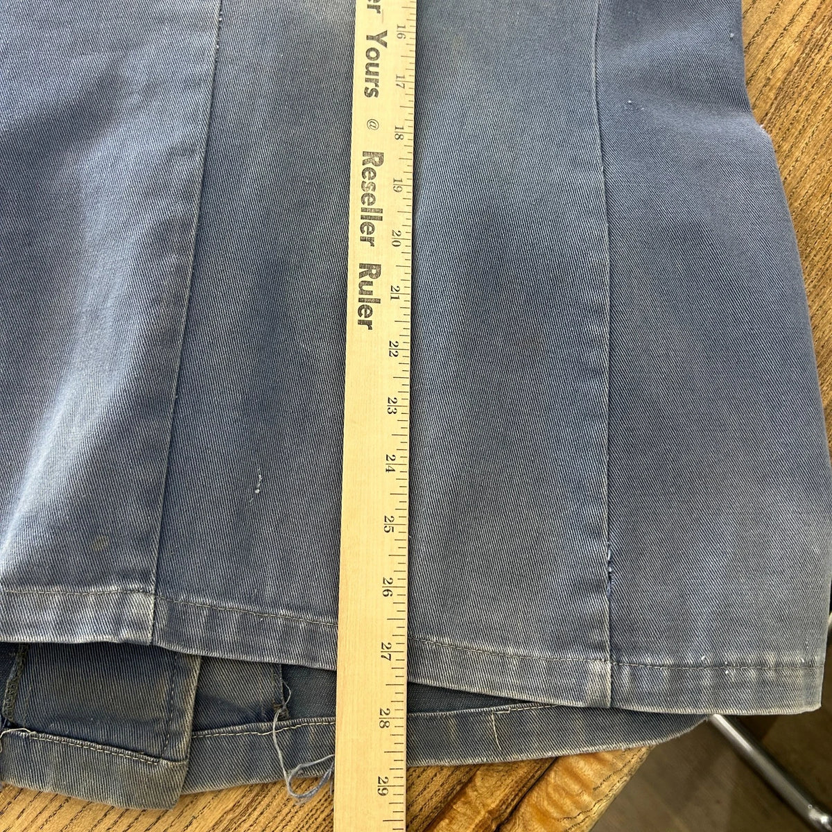 VINTAGE 1940s | French Bleu De Travail Lapel Faded Thrashed Work Jacket sz 42