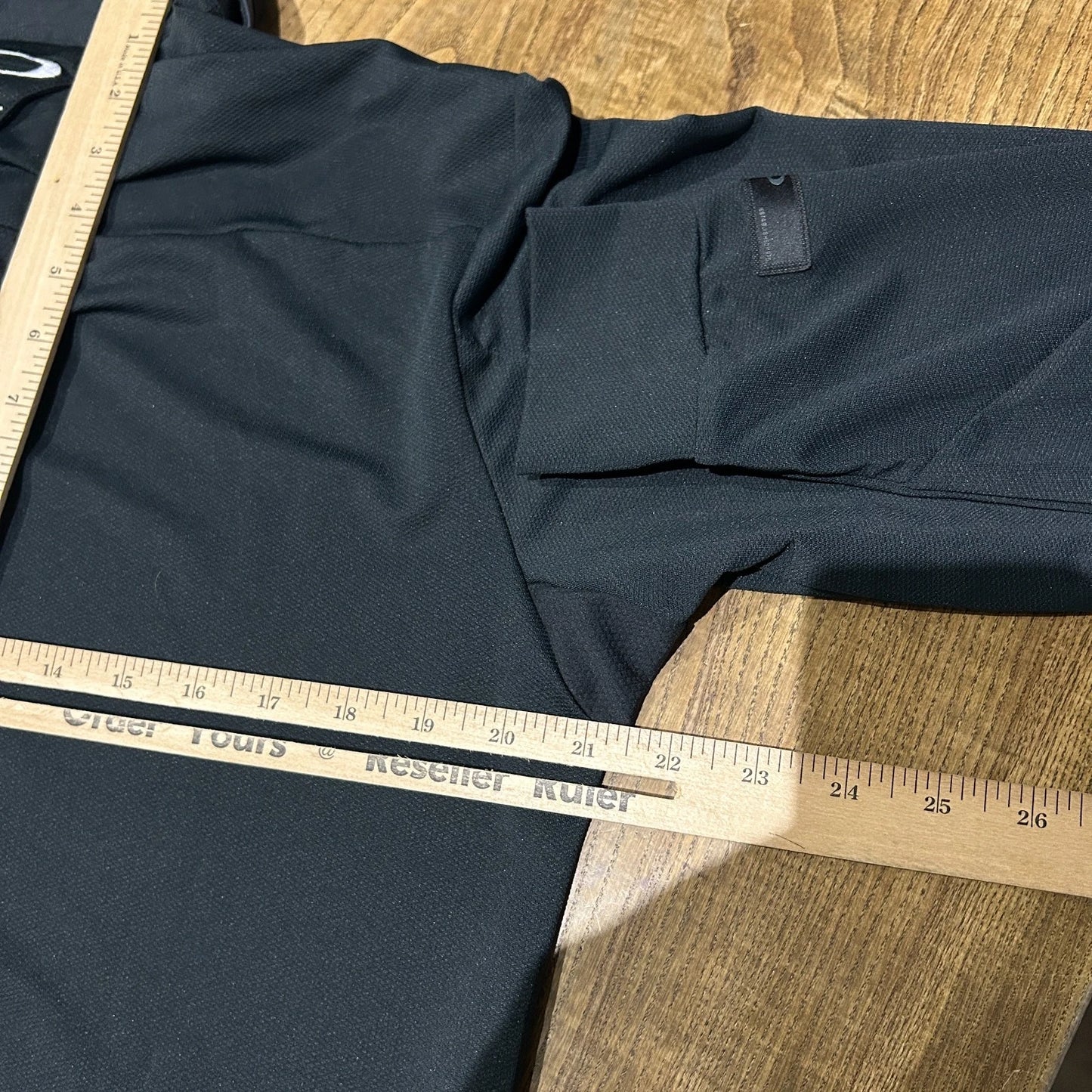 OAKLEY | Technical 1/2 Button Down Golf Polo Shirt sz L