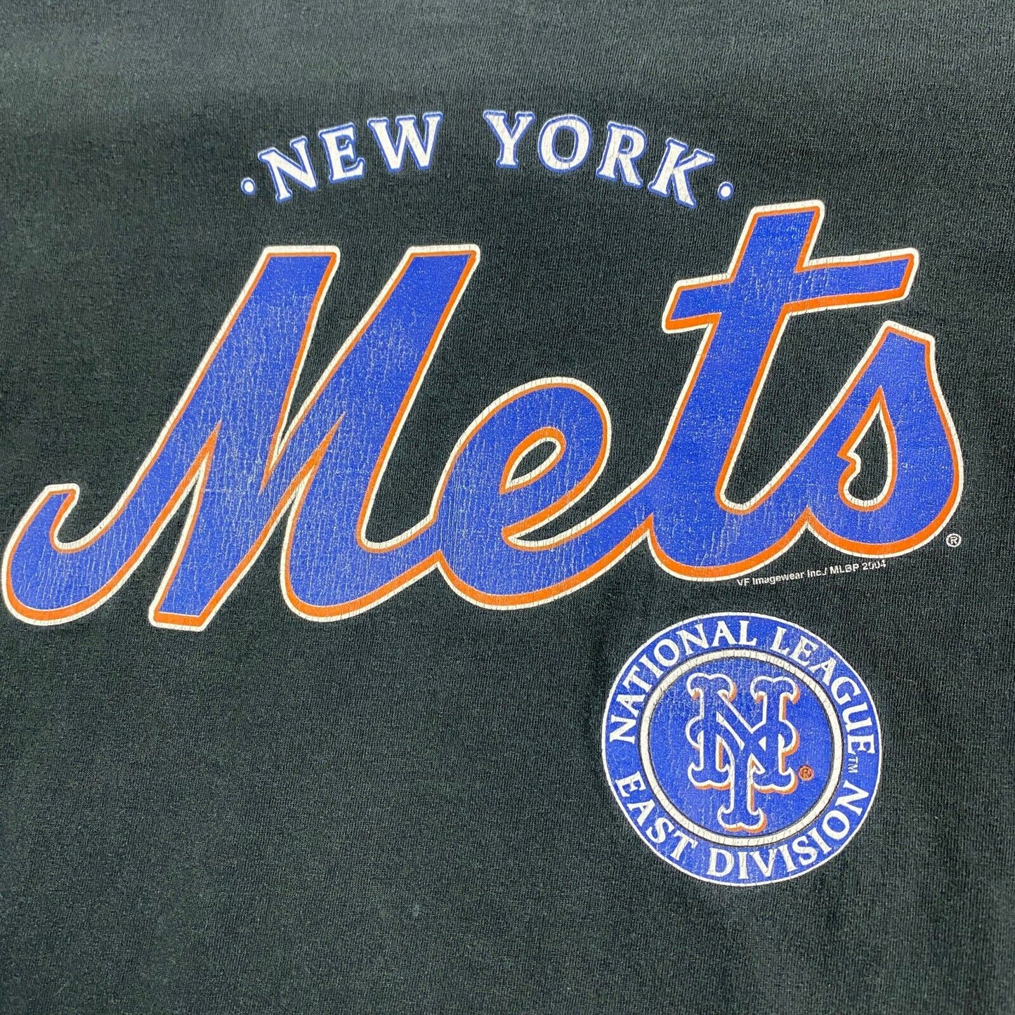VINTAGE MLB New York Mets Baseball Graphic T-Shirt sz Medium Men