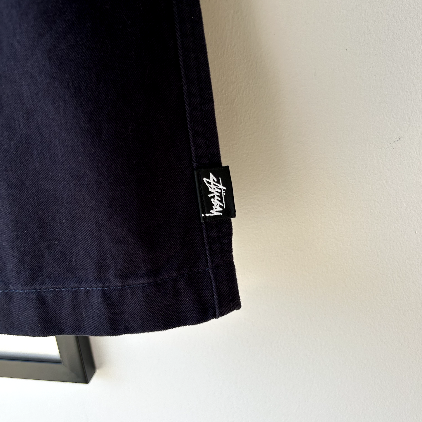 NWT | STUSSY Brushed Bleach Shorts Navy Blue sz XL W32-36 Baggy