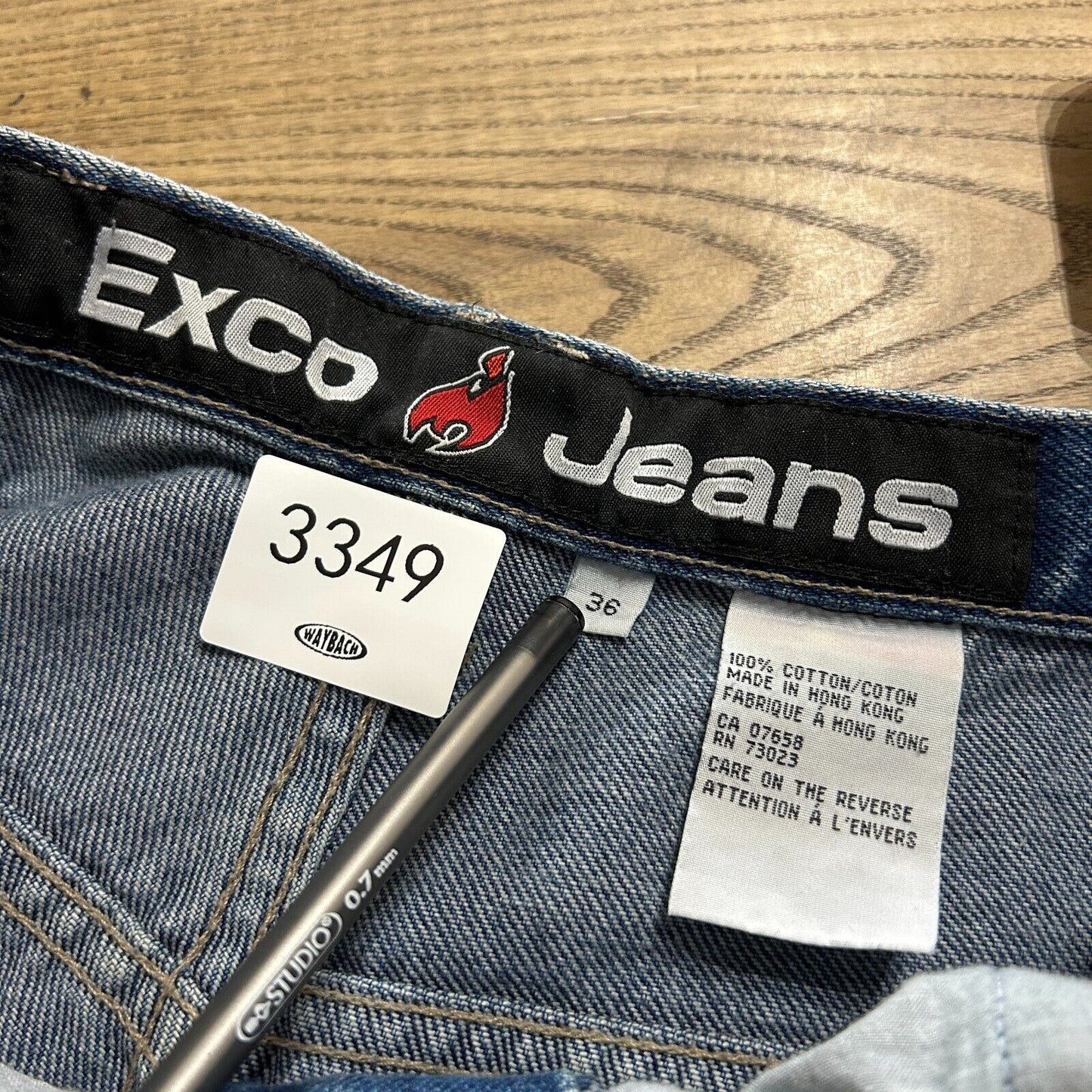 VINTAGE | Exco Jeans Baggy Denim Cargo Pants sz W34 L32