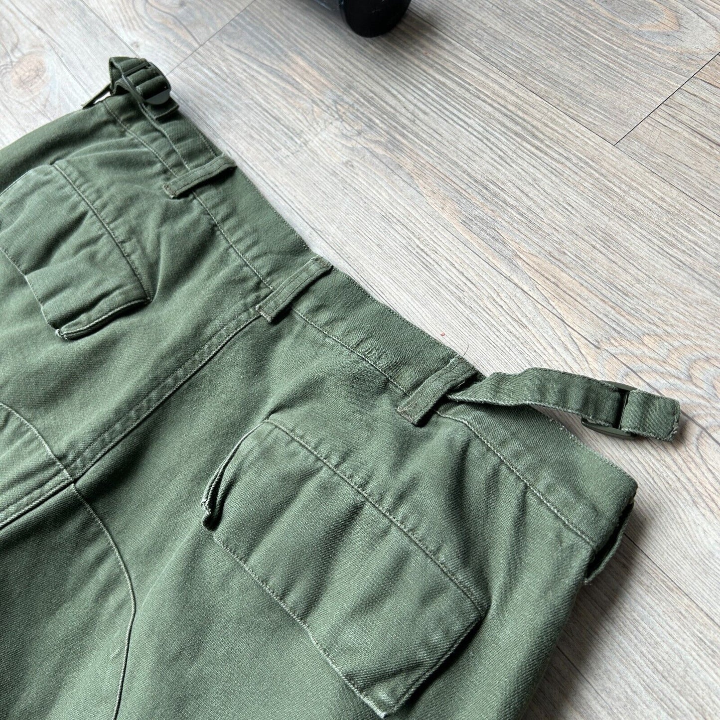 VINTAGE 90s | Bushlife Baggy Cotton Canvas Double Knee Pants sz W35 L30