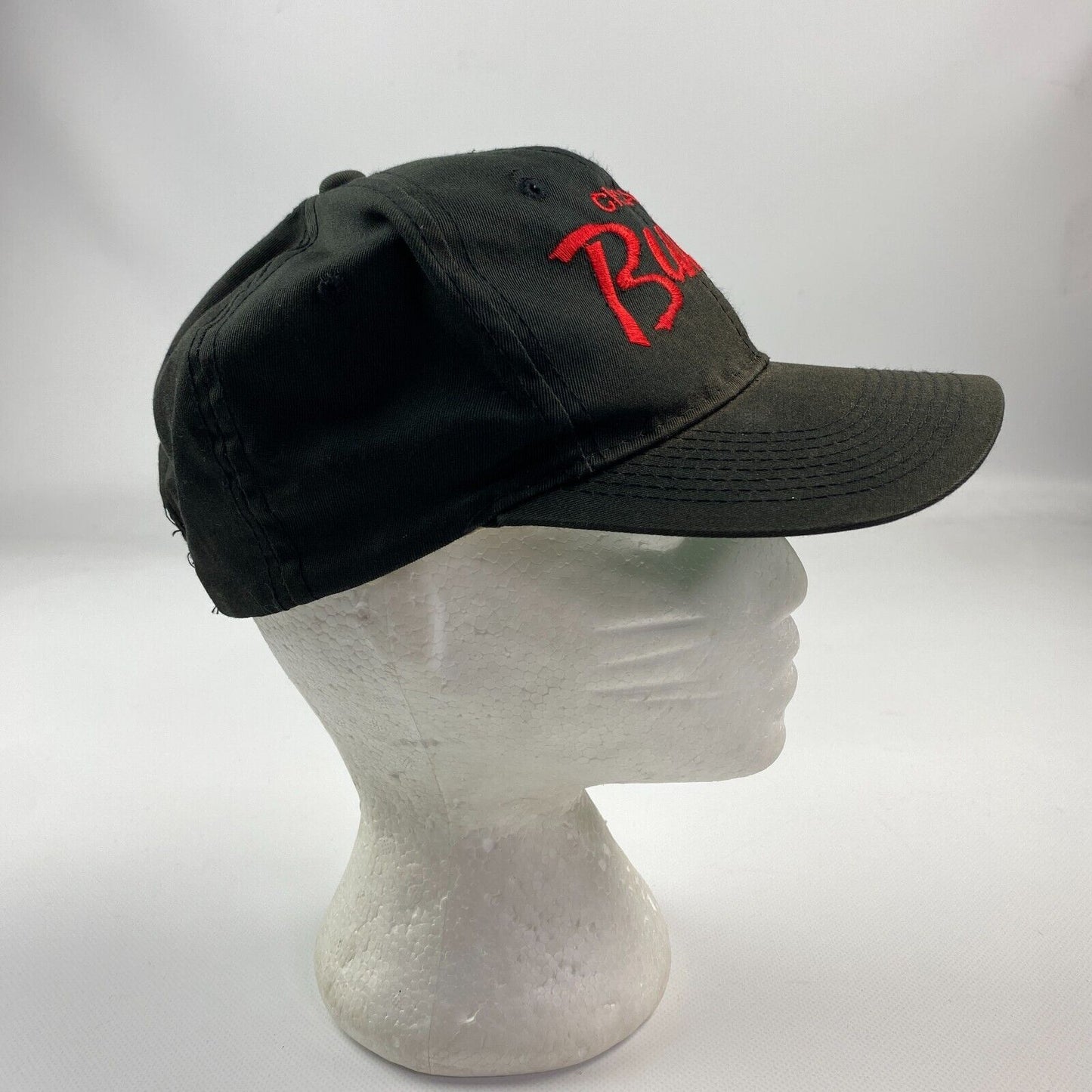 VINTAGE 90s Chicago Bulls Single Line Script Sports Specialties Snapback Hat OS