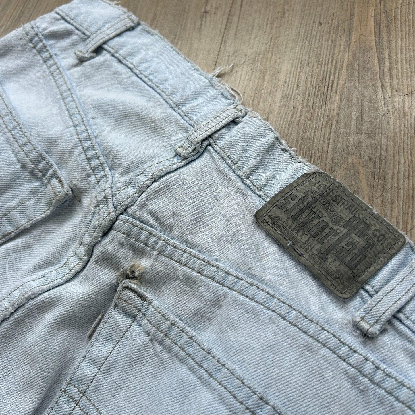 VINTAGE 90s | Levis Silver Tab Lean Tapered Denim Jeans Pants sz W33 L32