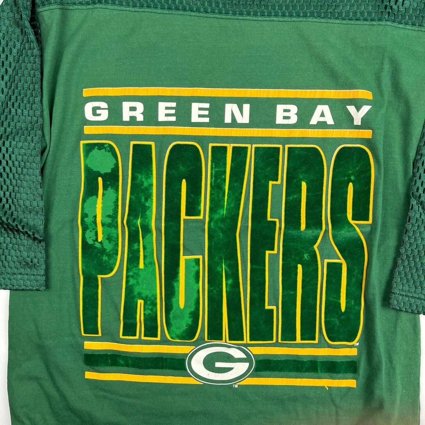 VINTAGE Green Bay Packers Shirt Adult Extra Large Green Footbal NFL Men 90s
