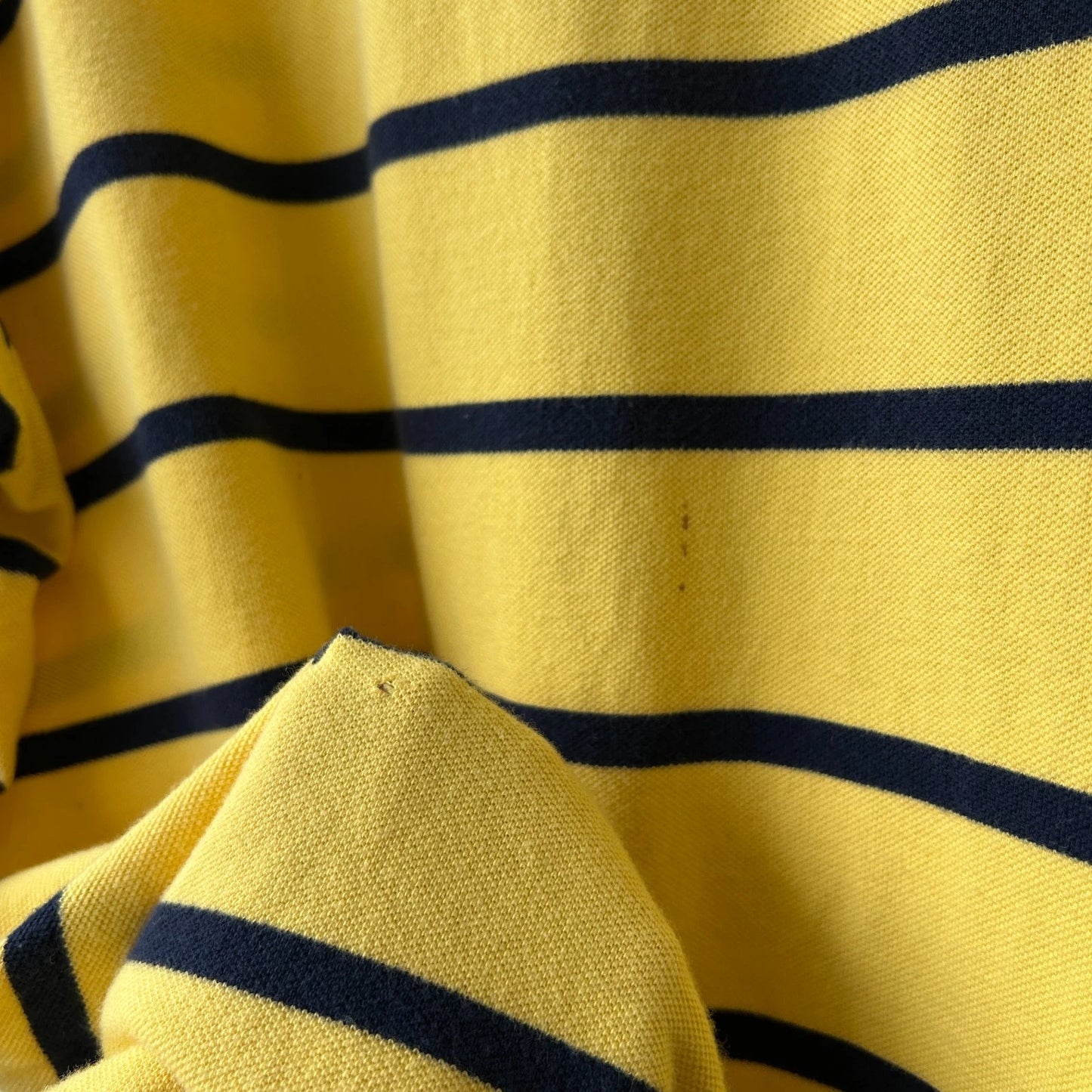 VINTAGE Y2k | Ralph Lauren Sm Pony Bumblebee Striped Polo Shirt sz 2XL